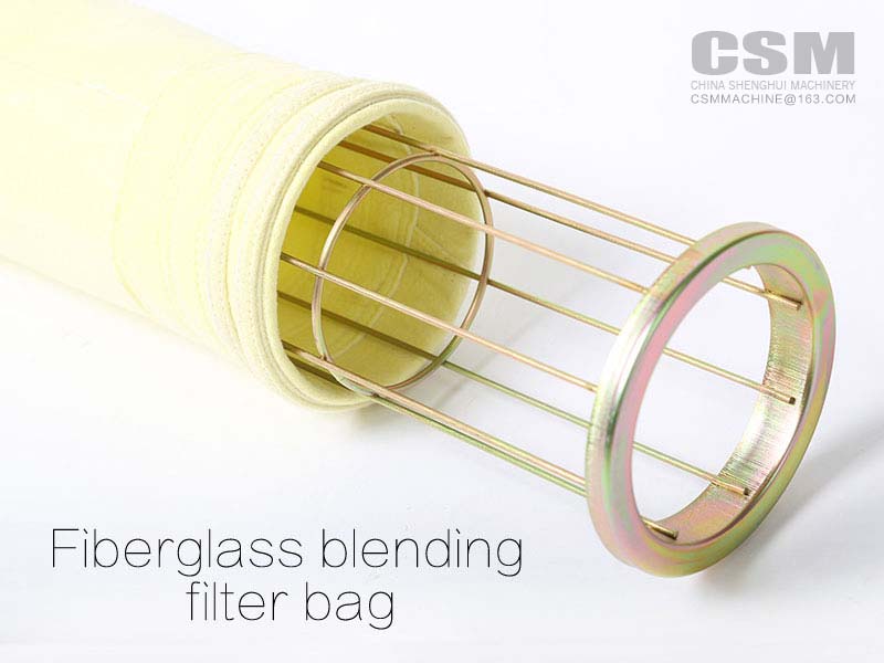 Fiberglass blending filter bag